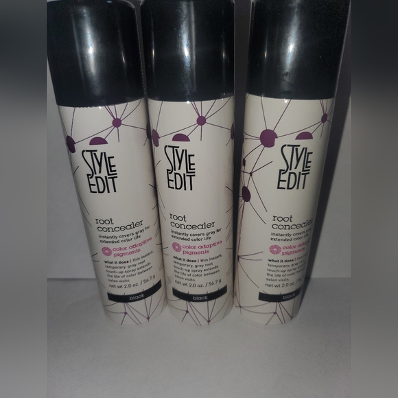 3 Style Edit Root Concealer Spray Black - Picture 1 of 2